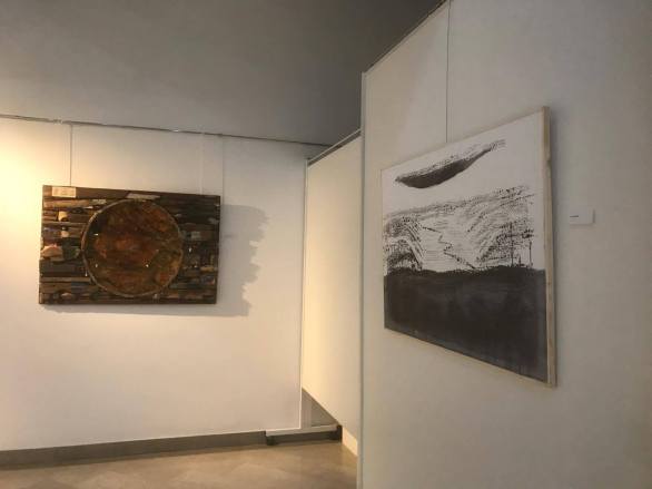 Odprtje razstave Pogled od zgoraj 2017, Kosovelov dom Sežana, torek, 12. december 2017. Foto: Beti Andlovic.